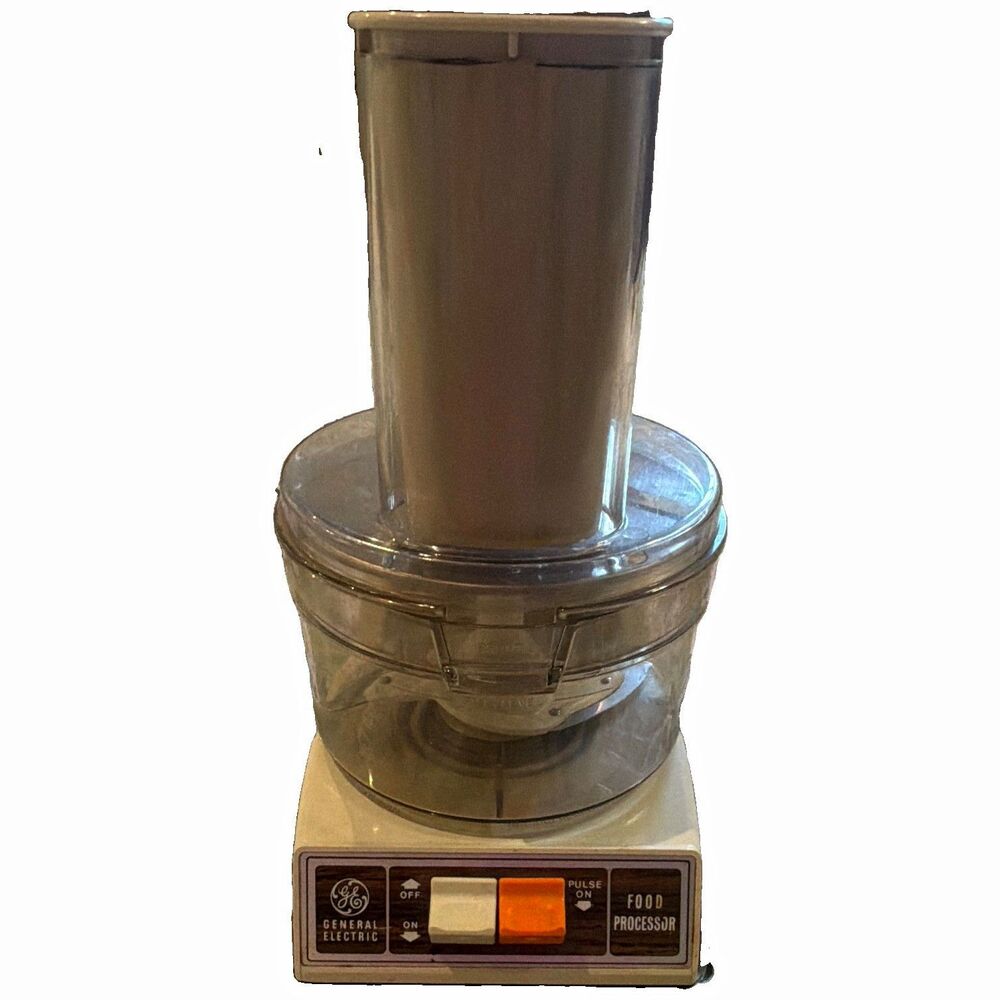 Vintage GE General Electric Food Processor Model D1FP1 Pulse MCM Retro Kitchen